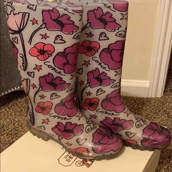 Coach rain. Boots - Picture 6 of 6